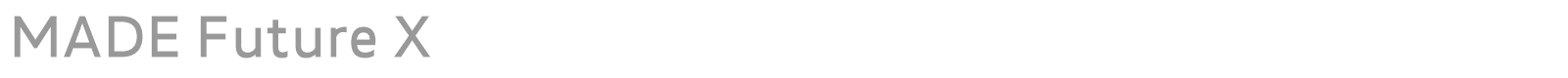 MADE Future X font preview